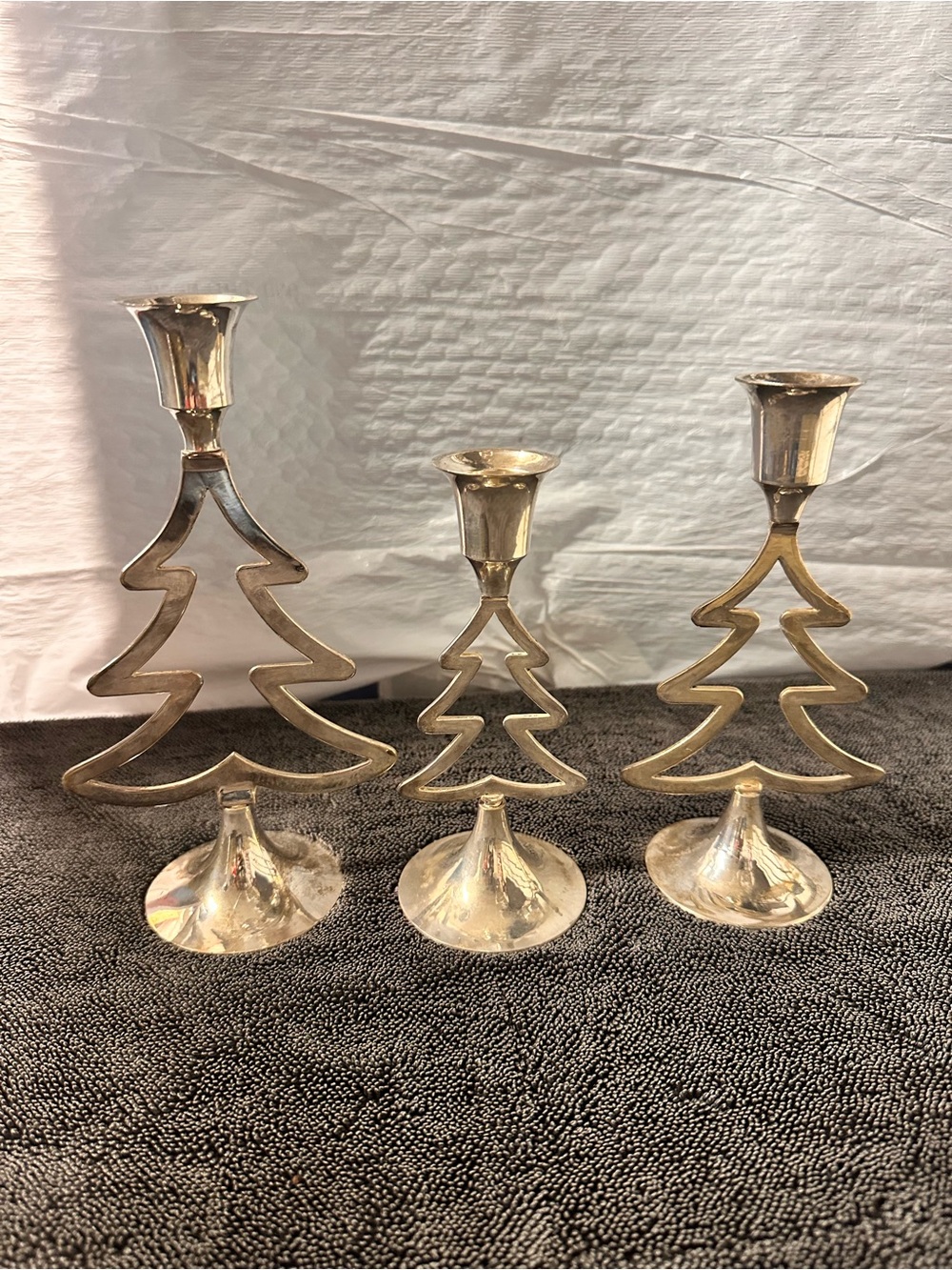 18” Metal Christmas Angel Candle Holder Gold-Tone